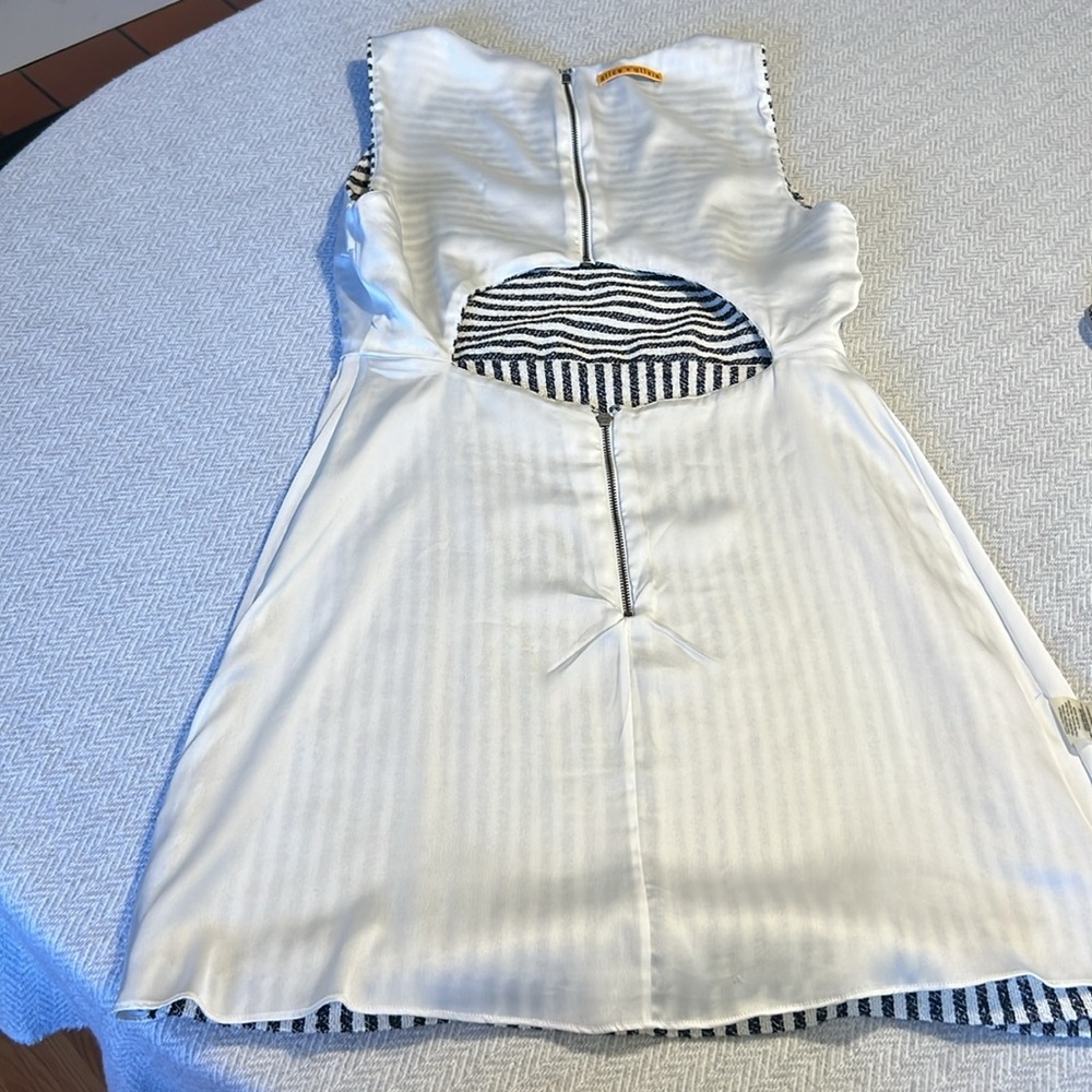 Alice + Olivia Striped Sleeveless Dress with cute back detail. Size XS/S. - Picture 16 of 16